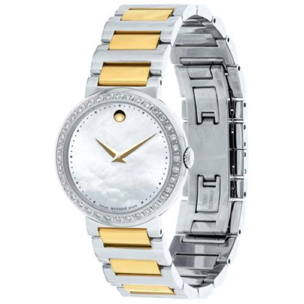 Movado Mother of Pearl Diamond Watch Retail $2,395